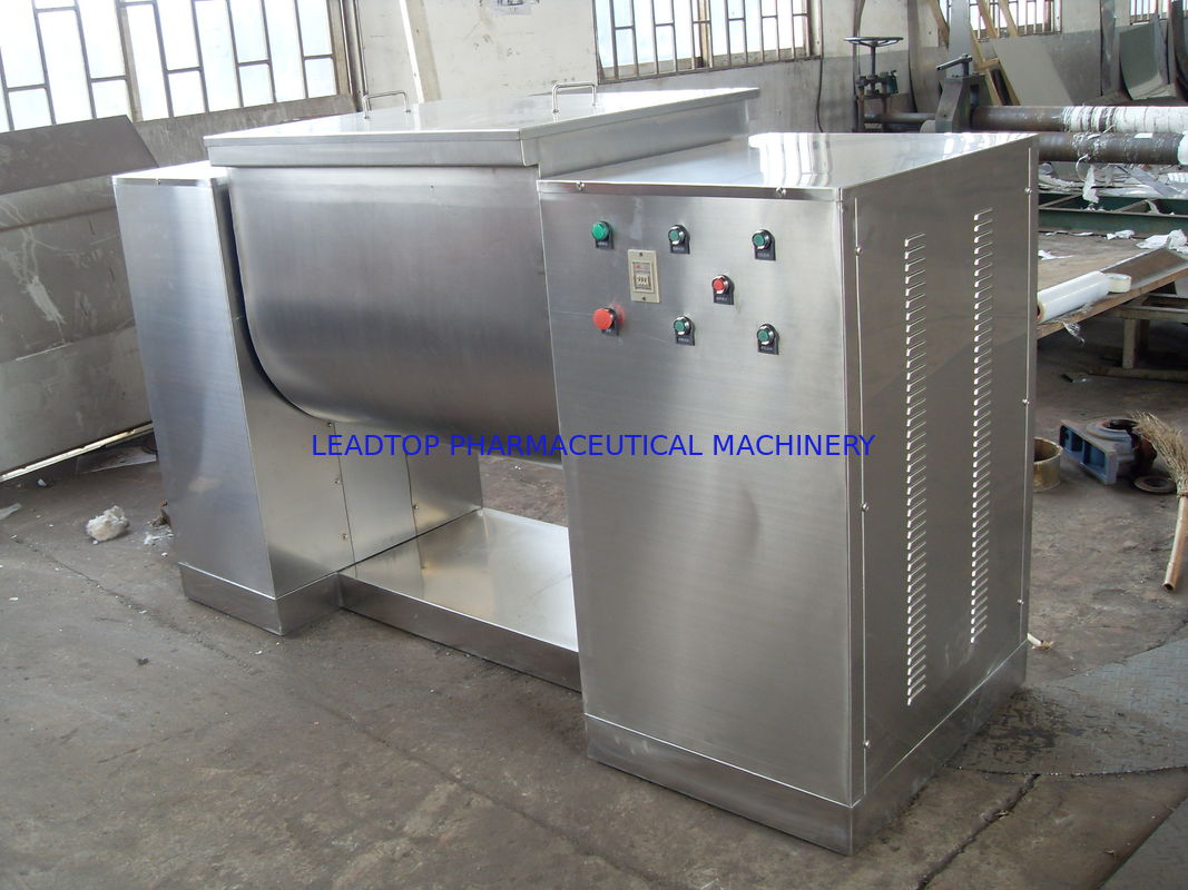 120 kg/batch Material Feed Groove Powder Mixer Machine For Wet Mixing