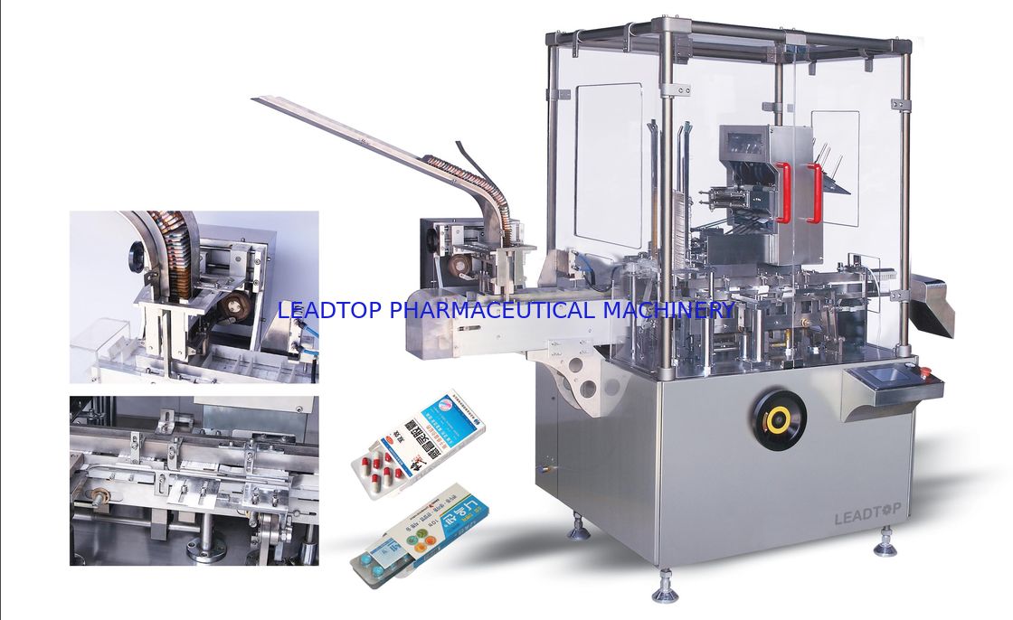 Simple Operation Vertical Automatic Cartoning Machine Packing AL / PL Blister