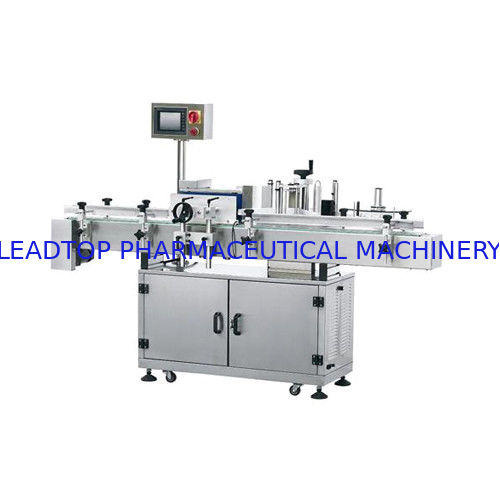 Twin Heads Adhesive Sticker Labelling Machine For Detergent Bottle