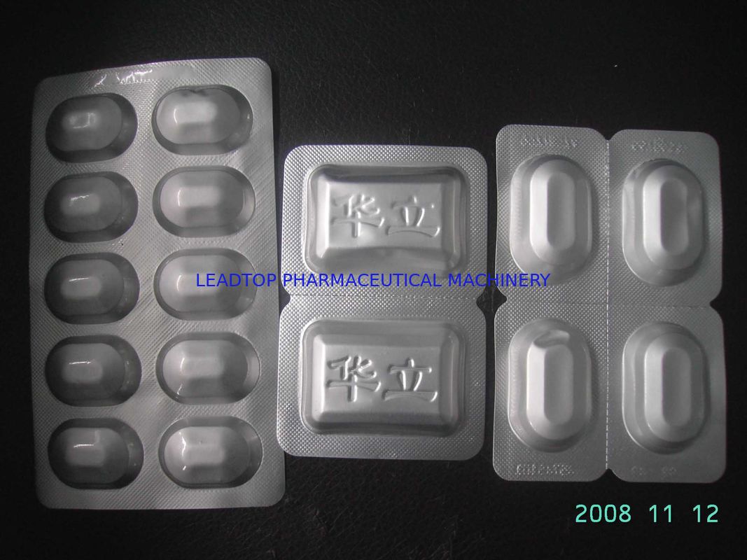 ALU / PVC / ALU Tropical Blister Packing Machine With GMP Standard