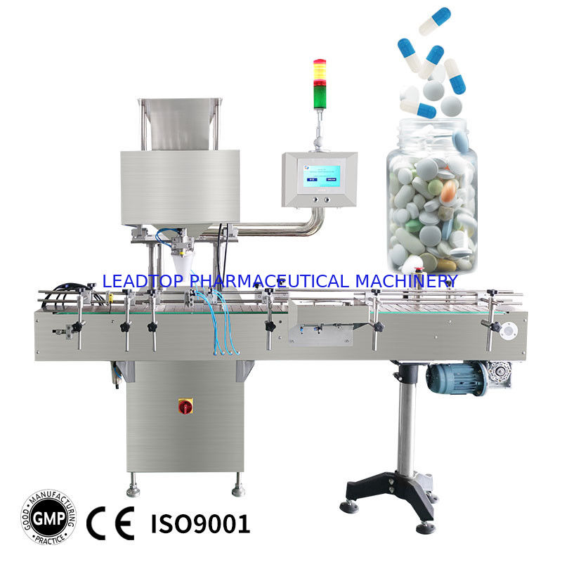 GMP Rotary Pellet Tablet Counting Machine Vibration Feeding Pharmacy Counter