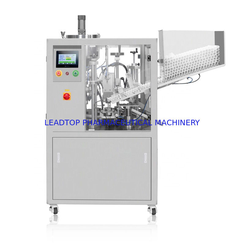 60pcs/Min Dia 5mm Soft Tube Filling Machine 1.5kw For Cosmetic Cream