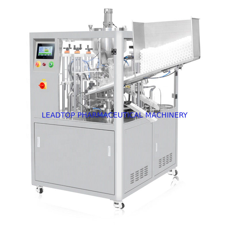 60pcs/Min Dia 5mm Soft Tube Filling Machine 1.5kw For Cosmetic Cream