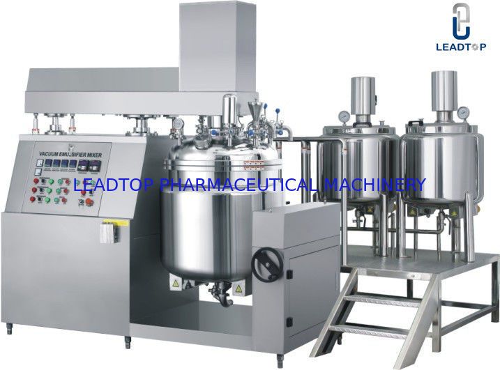Pharmaceutical Ointment Vacuum Emulsifying Machine , Emulsification Equipment