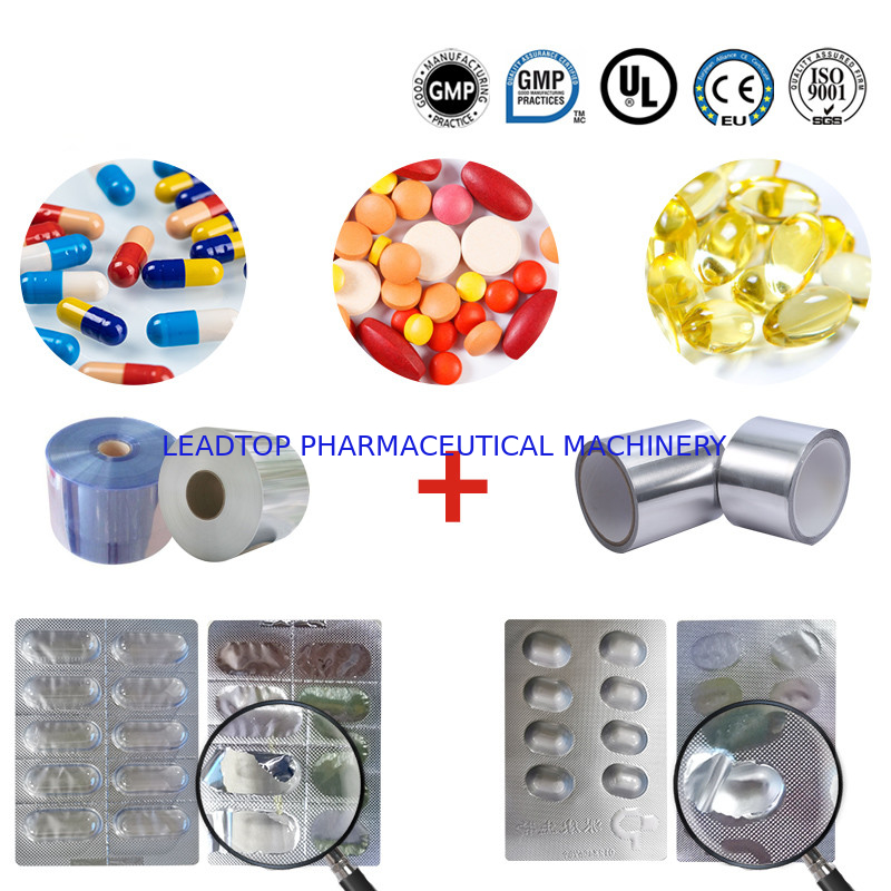 Medical Swab Injection Syringe Blister Packing Machine With Tyvek Paper