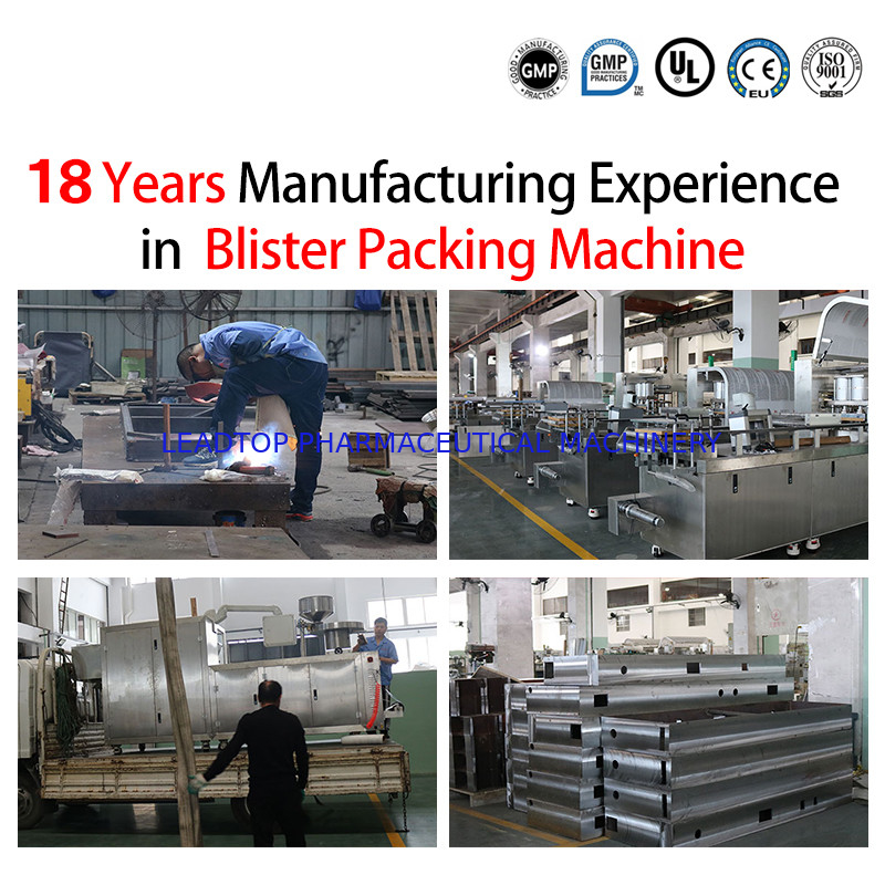 Medical Swab Injection Syringe Blister Packing Machine With Tyvek Paper