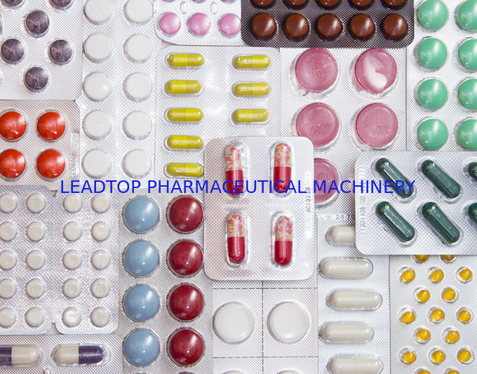 2.2kw Flat Plate Blister Packing Machine For Tablets Capsule