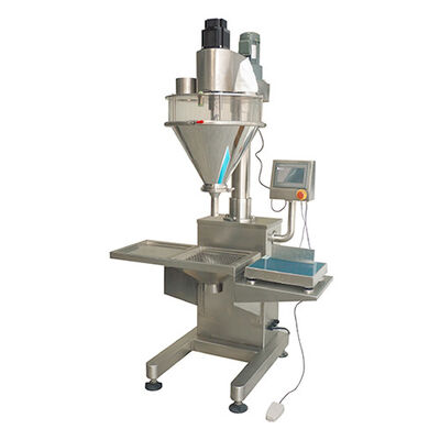 Good price Semi Automatic Auger Filler Machine 100BPH Coffee Chili Small Protein Dry Milk Spice online