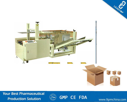 Good price Tobacco Case Sealing Automated Packaging Machine Top + Bottom Adhesive Tape Packing online