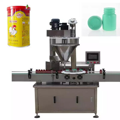 Good price Film Thickness Full Automatic Packaging Filling Machine Dry Spice Powder Cans Bottling online