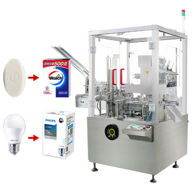 Good price Vertical Load Automatic Carton Box Packing Machine Small Product Bulb Bar Soap online