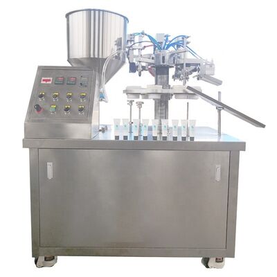 Good price Cosmetics Cream Automatic Tube Filling Sealing Machine 1.5kw Plastic Soft Sealer online