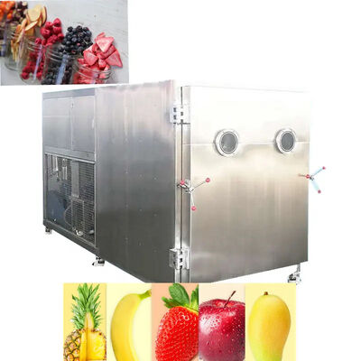 Good price Industry Vacuum Freeze Dryer Machine Strawberry Fruit And Vegetable 120Kw 25kg / Batch online