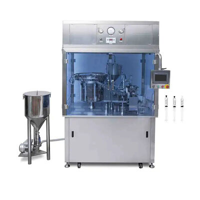 Good price PLC Syringe Filling Machine 550kg Liquid 220V/50Hz Stainless Steel online