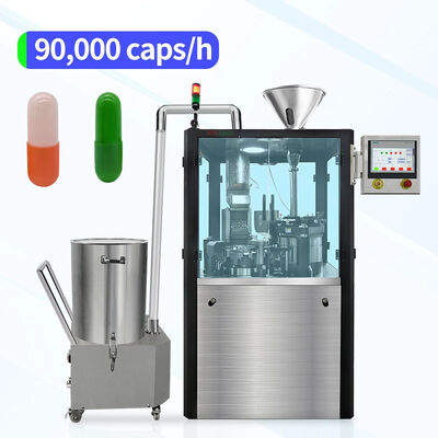 Good price Automatic Capsule Filling Machine 1500/min 5kw Power 220/380v 50 Hz 1100kg Weight online