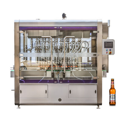 Good price 6 Kw Power Consumption Rotary Liquid Filling Machine with 16 Nozzles online