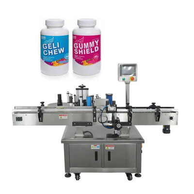 Good price Round Bottle Fully Automatic Double Side Labeling Machine With Power Supply AC220V 0.5Kw 60HZ online