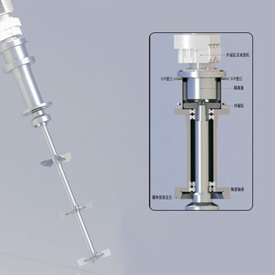 Good price Top Magnetic Levitation Mixer Food Biopharma Chemical 316L SS FDA GMP Zero-Bearing Wear Corrosion-Proof online