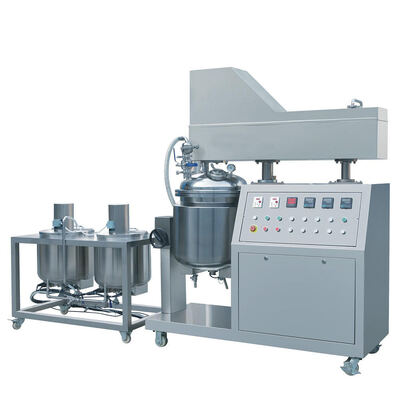 Good price Factory Price Double Cylinder Hydraulic Lift 5L-20000L Cosmetic Production Line Vacuum Emulsifier Machine online