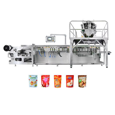 Good price Premade Pouch Stand Up Doypack Granule Nuts Multihead Weigher Automatic Horizontal multifunctional packaging machine online
