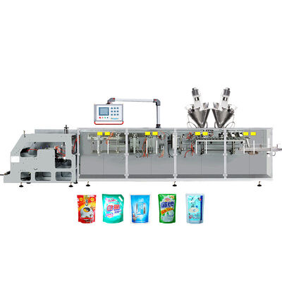Good price 100ml Standup Pouch Roll Film Top Spout Doypack Automatic Horizontal multifunctional packaging machine online