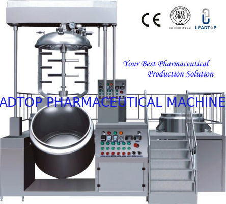 Good price 50L Skin Care Cream / Yogurt Vacuum Emulsifying Machine With High Shear Mixer online