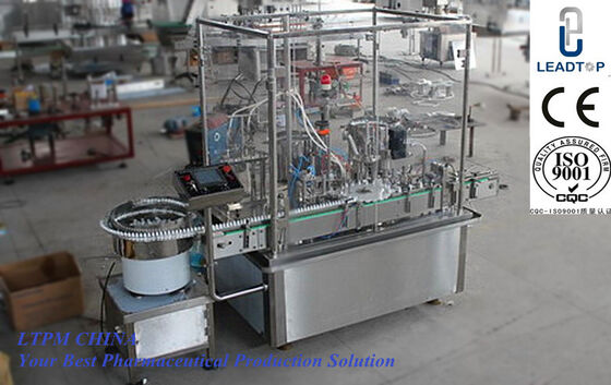 Good price Automatic Liquid Bottle Filling Machine with PLC Control 10-40 bottles/min online