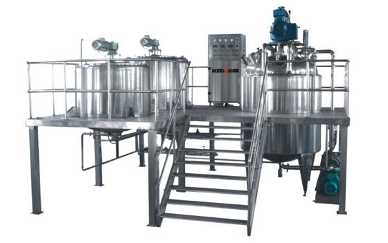 Good price 100L Lotion / Cream Vacuum Emulsifying Machine For Homogenizing Mixing online