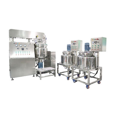 Good price 200L Hydraulic Lifting Vacuum Emulsifying Machine Ointment Homogeneous Lotion Mixer online