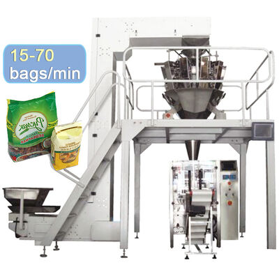 Good price Multifunctional Automated Packaging Machine PLC Control For Fried Food online